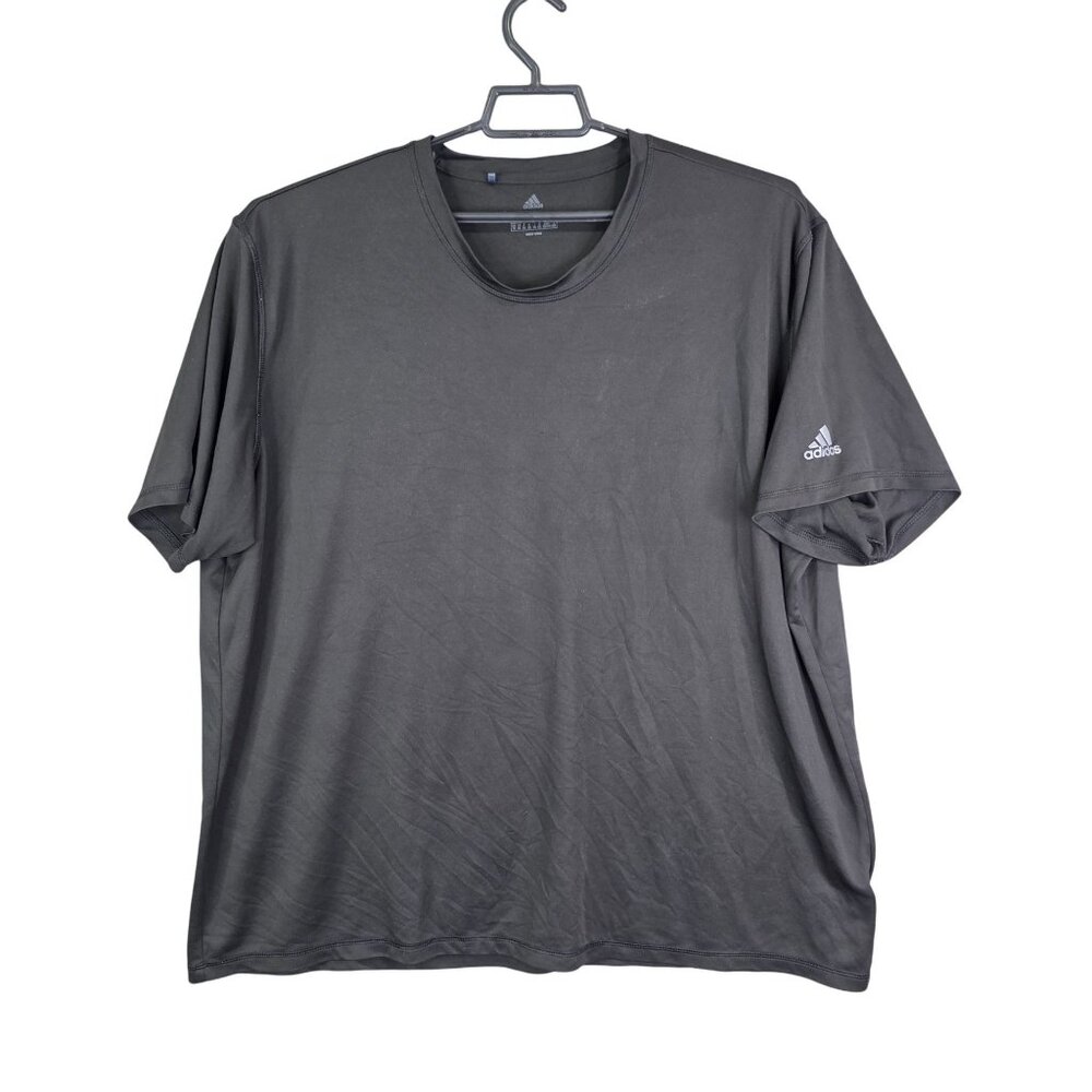 Mens Adidas T Shirt Short Sleeve Polyester Active Athletic Size 3XL